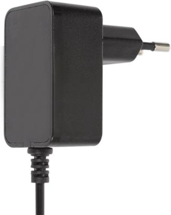 HQ-Power Universele voedingsadapter, 12 VDC, 0.5 A, 6 W, 5.5 x 2.1 mm DC-stekker, zwart