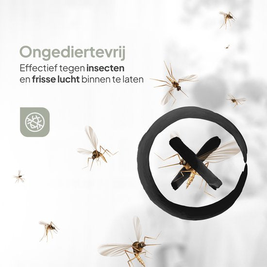 O'DADDY® Vliegengordijn Lamellenhor - 100x260 cm - Deurgordijn - Hordeur - Aanpasbaar Ontwerp - Glasvezel - Deurhor Zwart