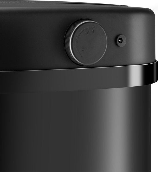 Juskys – Automatische Vuilnisbak Met Sensor – 60 Liter – 40 x 29 x 63 cm – Voorzien Van Bewegingssensor En Touchpanel – Voor Keuken En Kantoor – Zwart Gepoedercoat Staal
