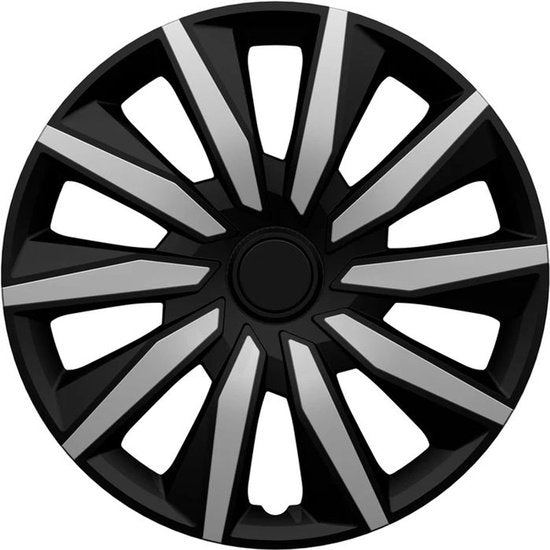 Gorecki Wieldoppenset Decente 14" Zwart/Zilver