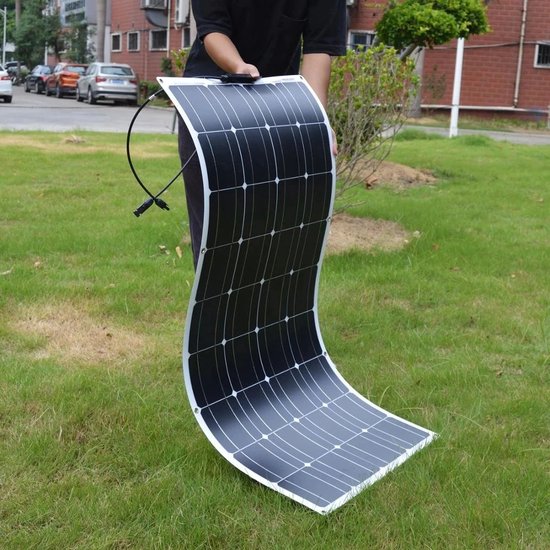 Zonnepaneel - Flexibel zonnepaneel - Zonnepaneel camper - Zonnepaneel draagbaar - Duurzaam - Ecologisch - 100x 50 cm