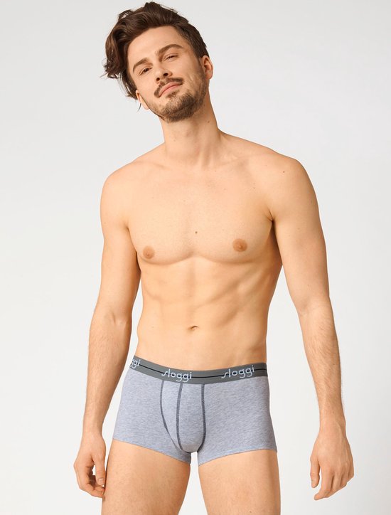 Sloggi Heren Boxershorts - 2-Pack - Stretch - Comfort Fit - Grijs - XXL