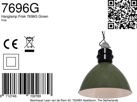 Hanglamp Anne Lighting Frisk - Groen