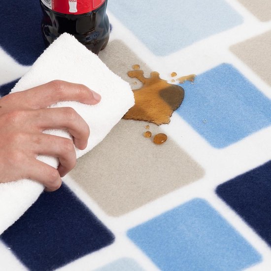 DETEX Picknickkleed 200x200cm XXL Waterdicht Geïsoleerd Opvouwbaar Blauwe ruiten