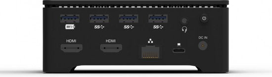 Port Designs 901908-W-EU notebook dock & poortreplicator Bedraad USB 3.2 Gen 1 (3.1 Gen 1) Type-A Zwart