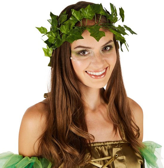 dressforfun - Vrouwenkostuum bosfee - M - Verkleedkleding carnaval - Halloween - Verkleden - Feestkleding - Carnavalskleding - Feest - Partykleding