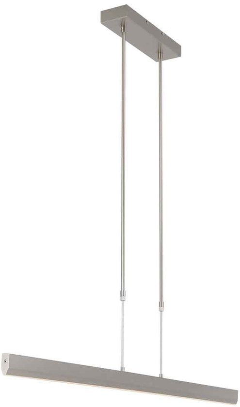 Hanglamp Zelena 3656ST Staal, Hoogte instelbaar, Lichtkleur instelbaar, Modern, Steinhauer