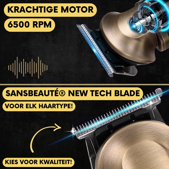 8-in-1 Baardtrimmer Mannen - Trimmer voor Baard en Lichaam - Incl. 8 opzetstukken - Bodygroomer Mannen - Bodytrimmer Heren - Haar trimmer - Tondeuse - 0.5-15MM - Neus en Oor - Trimapparaat - Baard Machine - Multigroomer