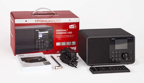 Imperial DABMAN i160 DAB+ en internetradio - zwart
