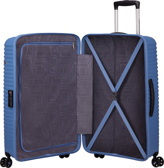 American Tourister Reiskoffer - Liftoff spinner 55/20 (handbagage) Uitbreidbaar - Coronet Blauw - 2.2 kg
