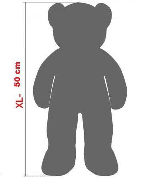 Monzana Knuffelbeer L - 50cm Staand Pluche - Bruin