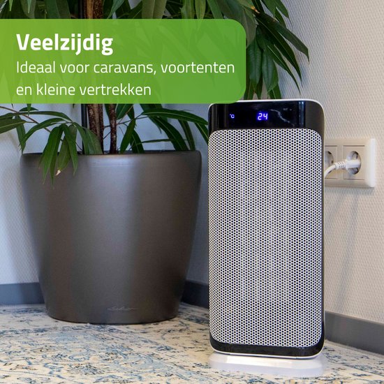 Bo-Camp - Keramische kachel - Oscillerend - Ventilatiestand - 1000/2000 Watt