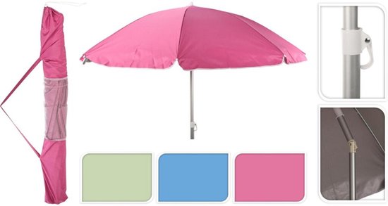 Strandparasol 200 cm Assorti