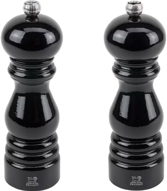 Peugeot Paris Peper- en zoutmolen 18cm - Zwart gelakt