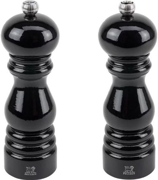 Peugeot Paris Peper- en zoutmolen 18cm - Zwart gelakt