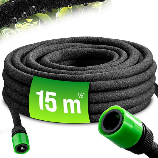 Druppelslang – 15m ½ Inch T koppeling – Boven & Ondergronds Aanlegbaar