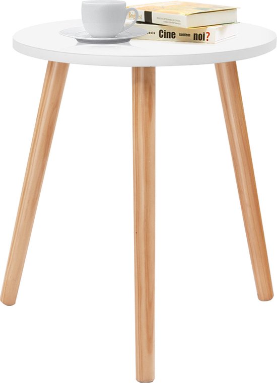 Coast salontafel bijzettafel eettafel keukentafel nachtkastje hout hout wit