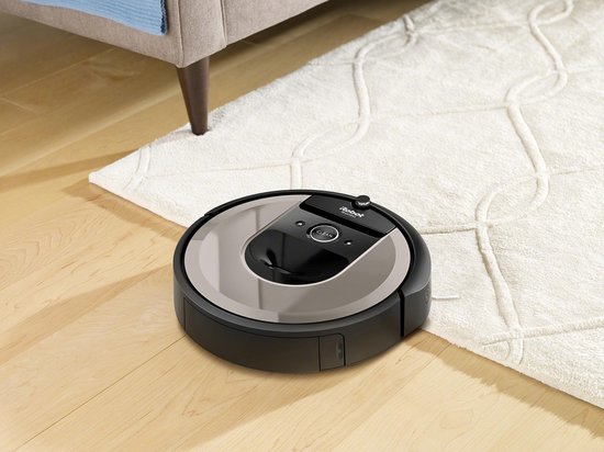 iRobot Roomba i6 Robotstofzuiger – Slimme Navigatie – Spraakbediening – Beige/Zwart