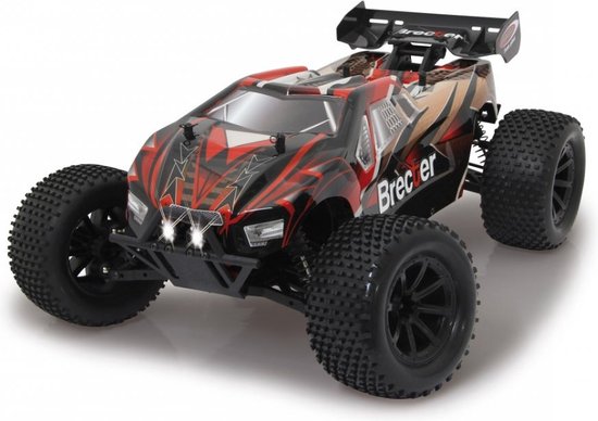Jamara RC Brecter Truggy BL Monstertruck – 1:10 – Lipo Accu – Met LED Verlichting – Krachtige Elektrische Auto - Zwart