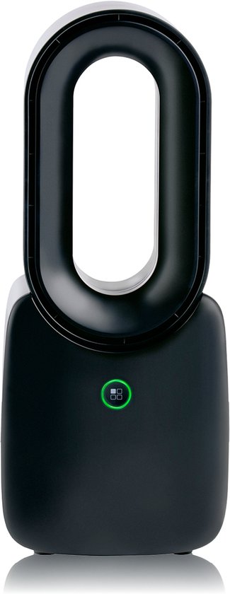 Lifetime Air Tafelventilator - Ventilator USB-C Oplaadbaar - Statief Ventilator met Nachtlampje en Afstandsbediening - Ventilator met Afstandsbediening en 3 Snelheden - Zwart