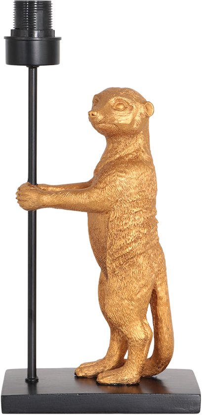 Anne Lighting - tafellamp - Animaux - zwart - kunststof metaal - losse armatuur - E27 - 3126ZW