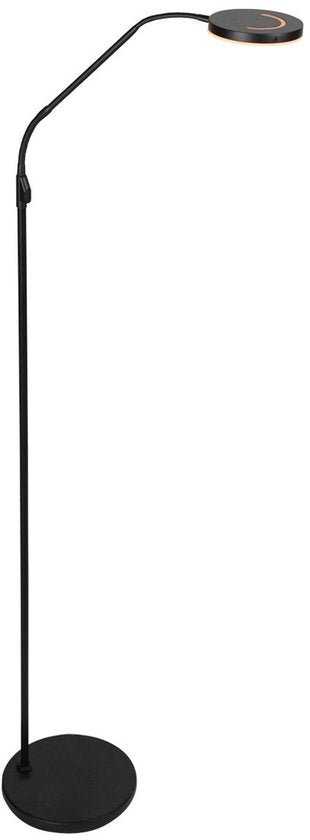 Steinhauer Exclusive - vloerlamp - Soleil2 - zwart - kunststof metaal - design lamp - LED - 4389ZW