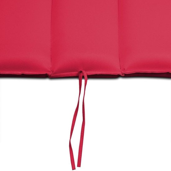 Detex Ligbedkussen - Met Afneembare Kussen - Rood - 177x58x7cm
