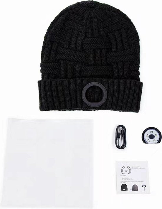 Garpex® Comfortabele Muts met LED-verlichting - LED-muts One Size