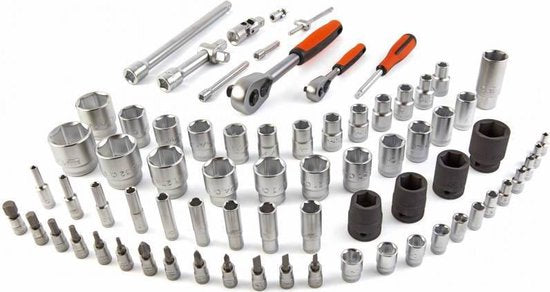 Bahco S800 77-delige Dopsleutelset - 1/4" 1/2"