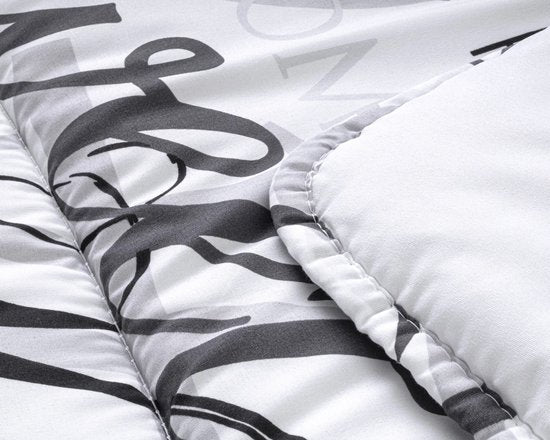 Sleeptime Dekbed zonder Overtrek - Bedrukt dekbed - Gekleurd dekbed - Dekbed met print - 200x200 cm - Wit