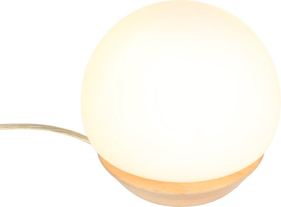 Steinhauer tafellamp Ancilla - naturel - glas - 17 cm - G9 fitting - 7932BE