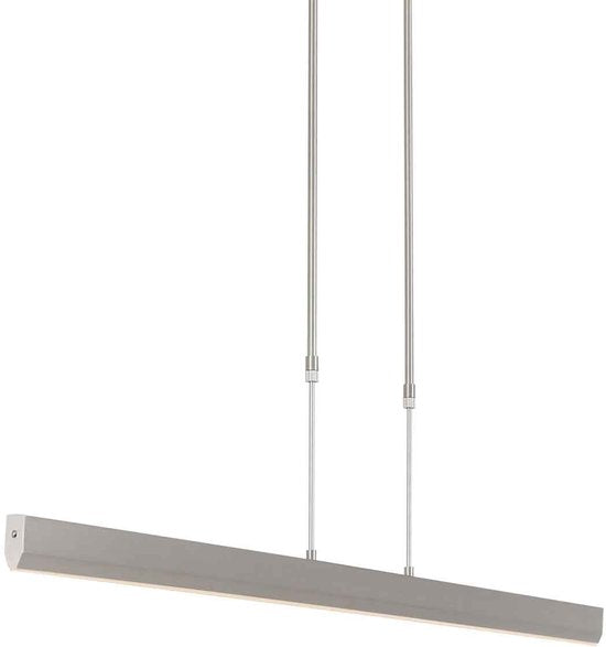 Hanglamp Zelena 3656ST Staal, Hoogte instelbaar, Lichtkleur instelbaar, Modern, Steinhauer
