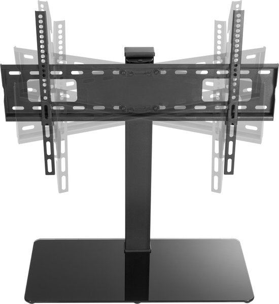 VDD Gaming TV standaard - Verstelbaar 67 cm tot 79 cm Hoog - Zwart - 28x66x79cm