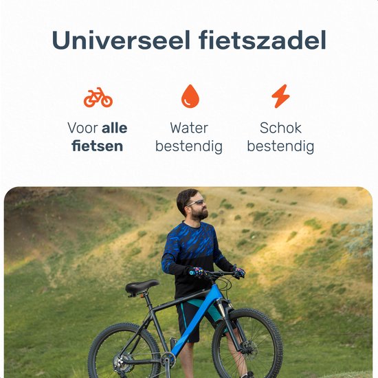 Proskill Fietszadel – Ergonomisch – Waterdicht – Met Vering & Gelvulling