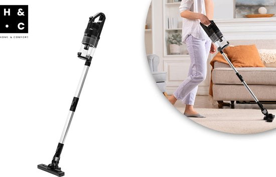 Home & Comfort - Steelstofzuiger - Draadloos - Lichtgewicht - 2-in-1 Hand- en Steelstofzuiger