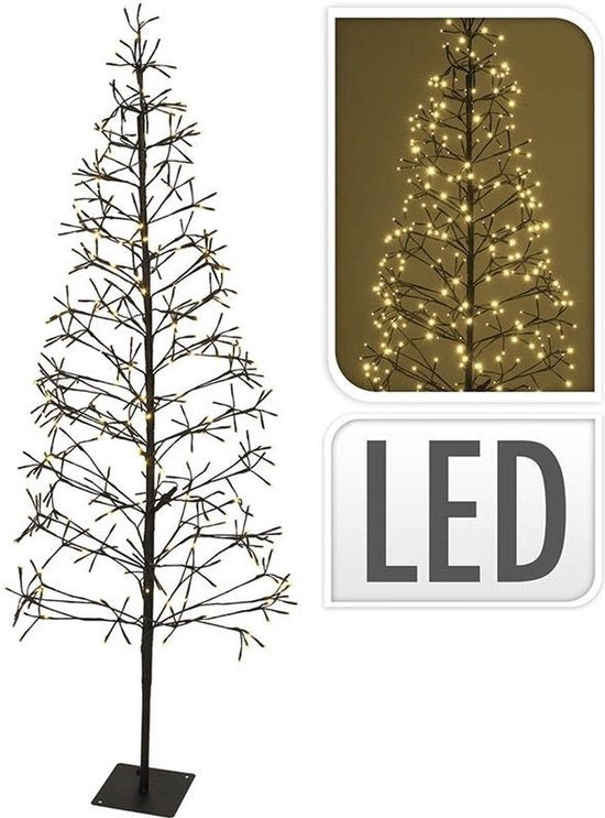 Nampook Kerstboom met 400 LED - 180cm - Voor binnen EN buiten - Warm wit