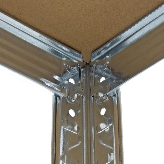 2x Profeco Heavy Duty opbergrek 180x90 cm - RVS stellingkast - 10 planken - Draagvermogen 175 kg per plank - Opbergkast garage & schuur