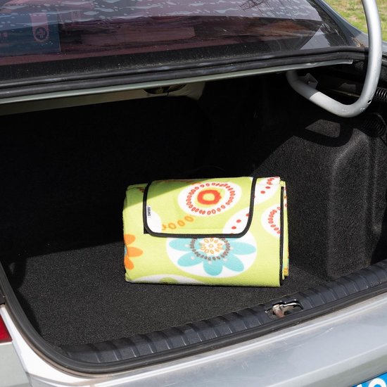 Detex Picknickkleed 200x200cm XXL - Waterdicht Opvouwbaar - Gebloemd