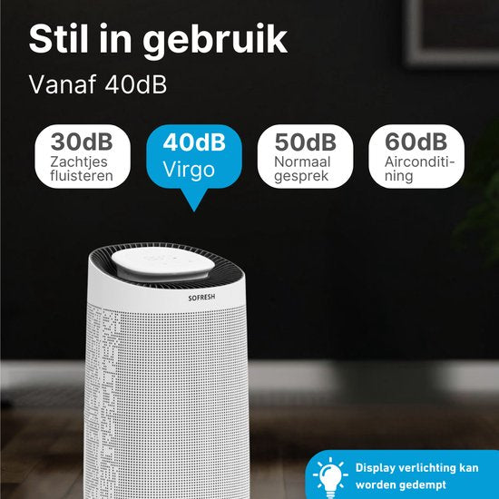 2x Sofresh Luchtontvochtiger & Luchtreiniger in 1 - Ruimtes tot 40m² – Ontvochtigt 16L Per Dag – App Bediening - HEPA Filter - Fluisterstil - Wit