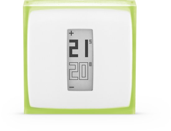Netatmo Slimme Thermostaat Modulerend - Smart Thermostaat voor CV - Werkt met Google Home, Alexa & Apple Homekit - Draadloos - Wit