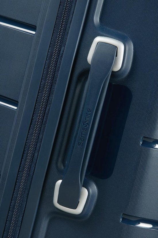 Samsonite Reiskoffer - Flux Spinner 55/20 Uitbreidbaar (Handbagage) Navy Blue