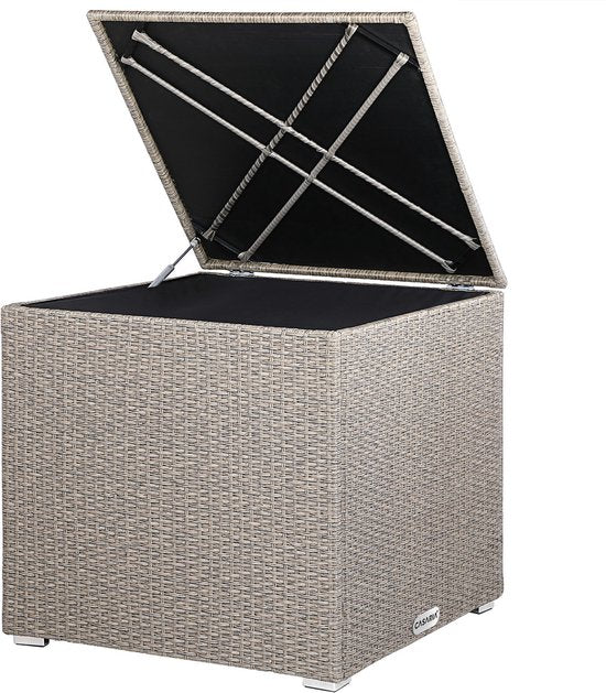 Casa Kussenbox - Tuinkist - Kussenopslagbox - Creme - 75x75x70cm