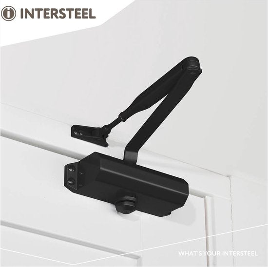 Intersteel Deurdranger met schaararm DR 122 zwart