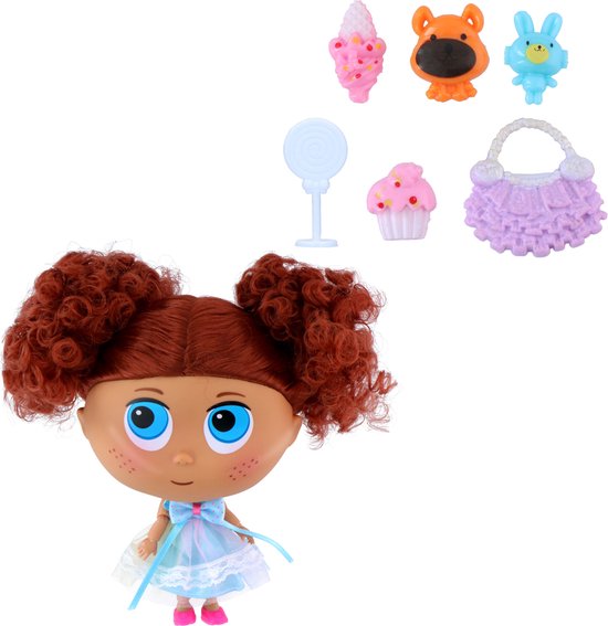 Eddy Toys Poppenset - Met Accessoires - 20x11x19cm - Toetjesthema