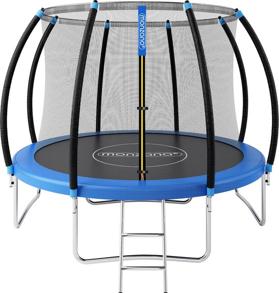 Monzana Trampoline - 305cm Incl Veiligheidsnet Rand Ladder - Blauw