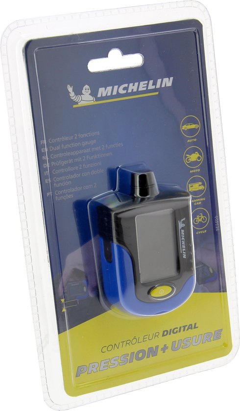 Michelin Digitale Bandenspanningsmeter en Profielmeter - 0,35 tot 7 bar