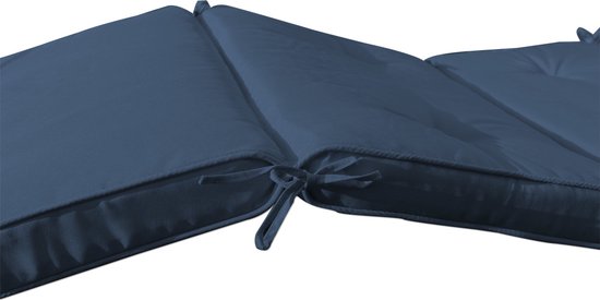 Ligbedkussen - Blauw - 196x55x5cm