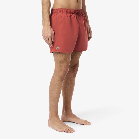 Lacoste Zwemshort Heren Zwembroek Bruin - Maat M