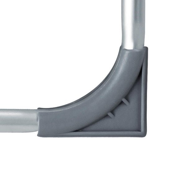 Casaria Aluminium Tuinstoel - 2 Stuks Verstelbaar - Grijs
