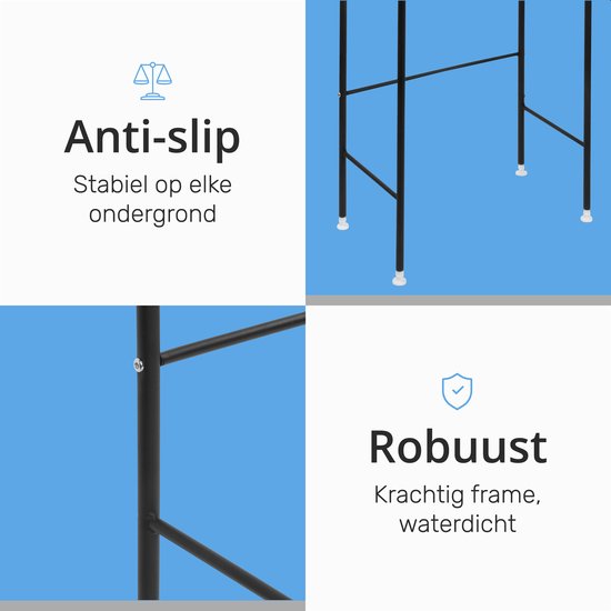 Luft Wasmachine ombouw - Opbouw - Meubel - Kast - Badkamer - 160 x 44 cm - Wc